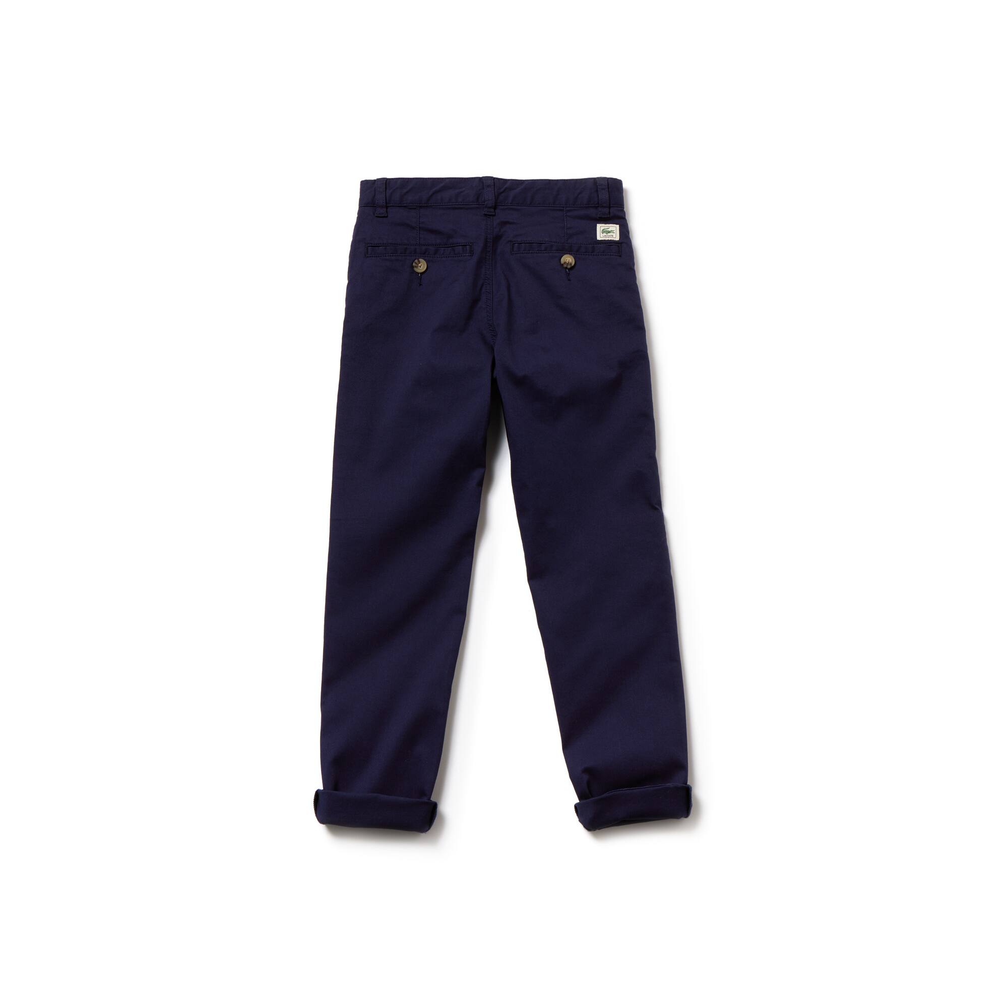 Kids Chino pants in colored cotton gabardine