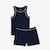 Navy Blau / Weiß