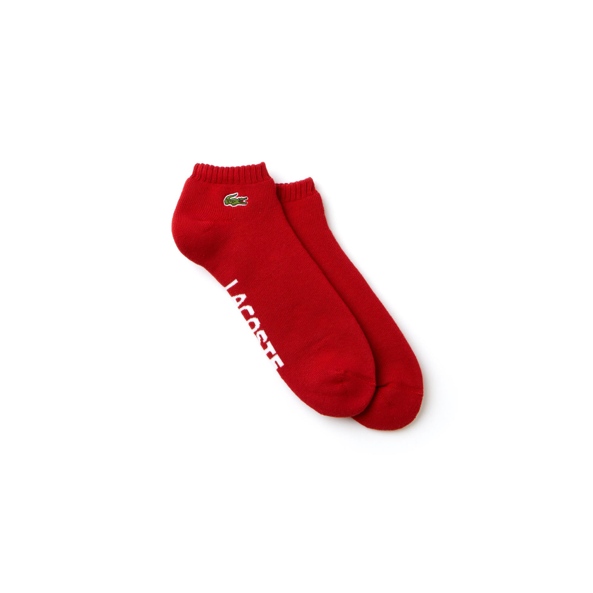 Men's Two-pack of Lacoste Tennis low-cut socks in jacquard jersey