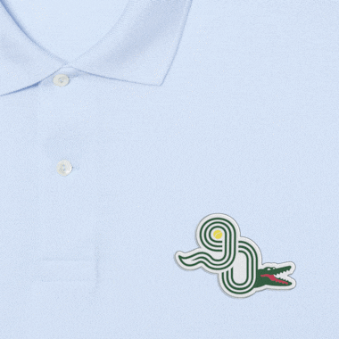 Polo Lacoste Original L.12.12 Insignia ganadora del Creative Challenge