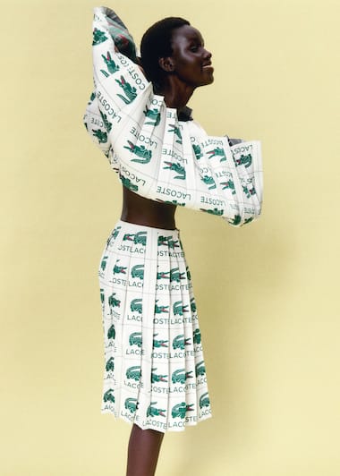 Lacoste Collection Broderie par Lacoste et la Maison Lemarié.