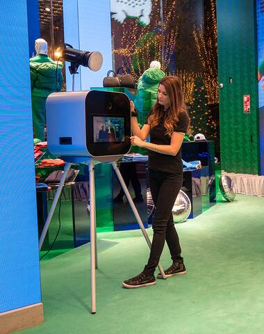 Photobooth, de la soirée Noël à Lacoste Arena
