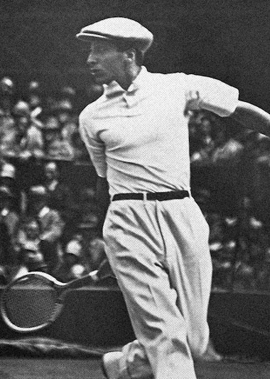 René Lacoste au tournoi de Wimbledon de 1928