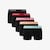 Black / Light Orange / Pink / Light Green / Red / Black