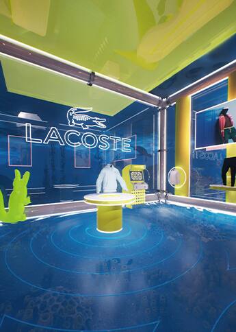 UNDW3 Lacoste Summer virtual store secret room