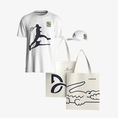 Lacoste x Novak Djokovic exklusives 24. Grand Slam-Sonderpaket
