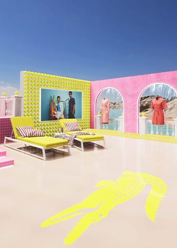 Lacoste Summer virtual store terrace