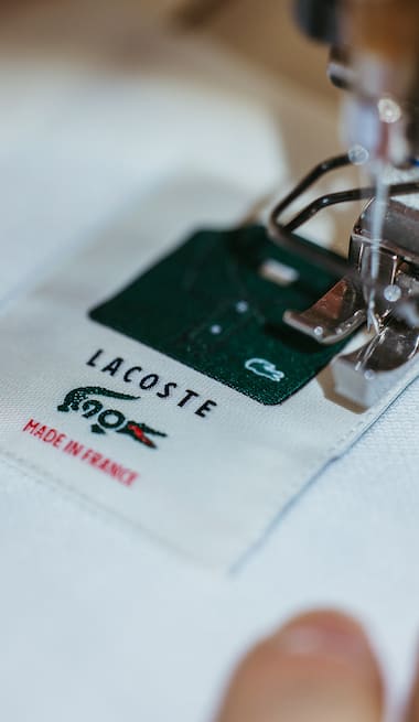 Lacoste 90th Anniversary Paper Pattern Polo