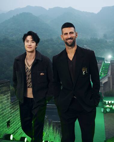 Brand ambassadors, celebrities, influencers and VIPs at the Club Lacoste party