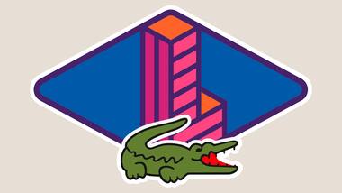 Winning badge from Lacoste Monogram Challenge