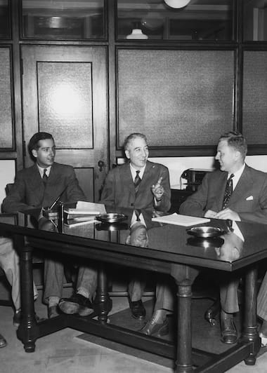 Bernard, René Lacoste, and Charles Marcus
©Lacoste Family Archives.