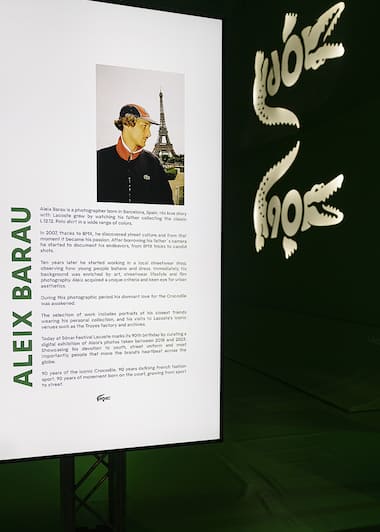 Lacoste exhibition at the 2023 Sonar festival