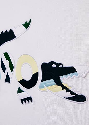 Hip Hop" sweatshirt, Lacoste x Lemarié collection
