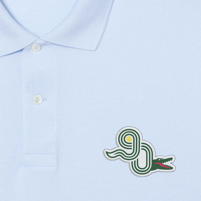 Lacoste Original L.12.12 polo shirt Creative Challenge winning badge
