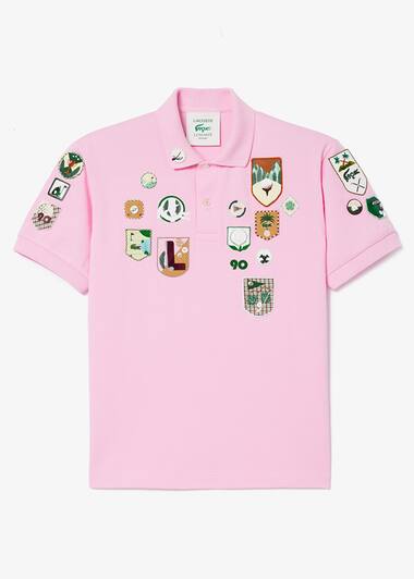 Cardigan "Hokusai", collezione Lacoste x Lemarié
