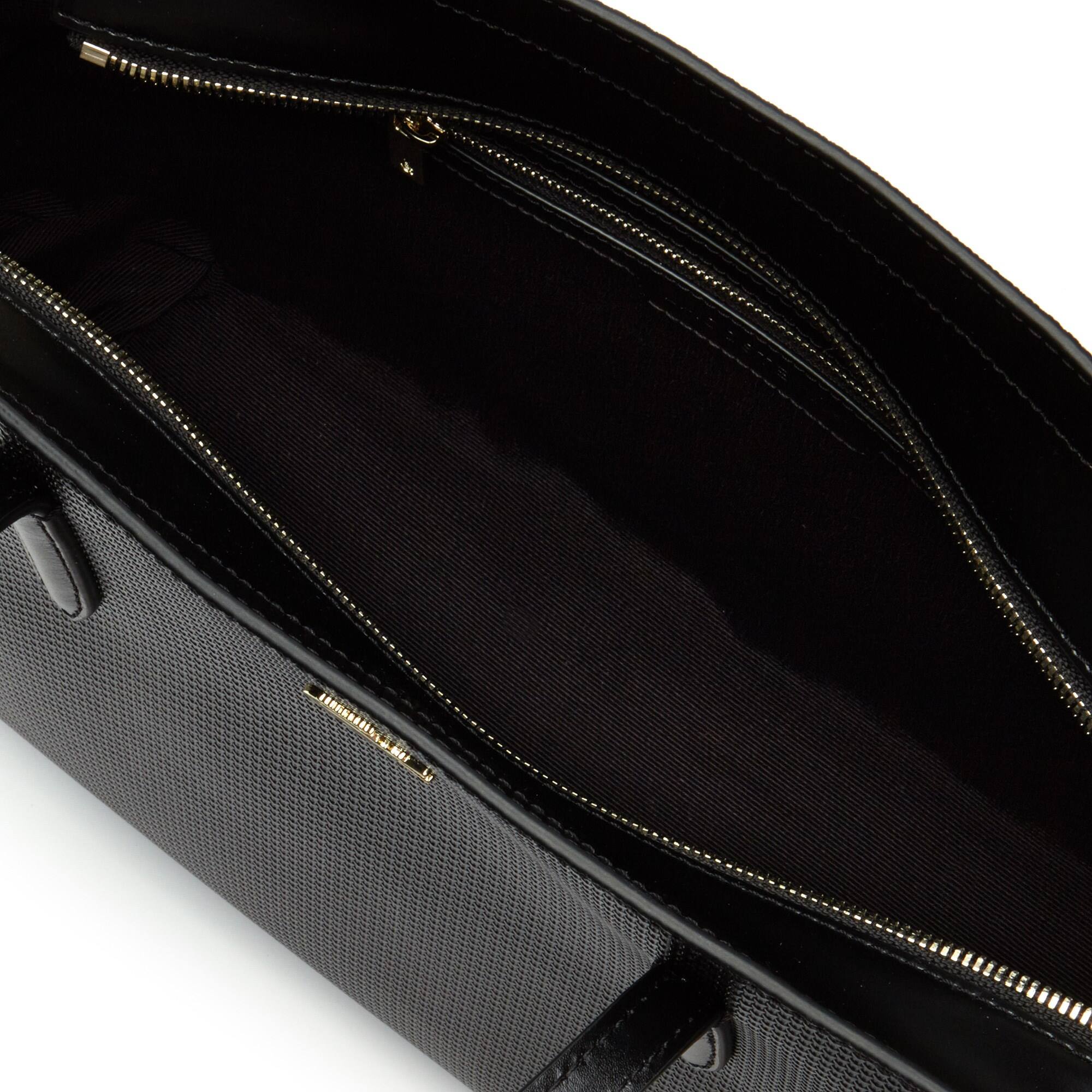 Damen-Tote-Bag CHANTACO aus Piqué-Leder mit Schulterriemen
