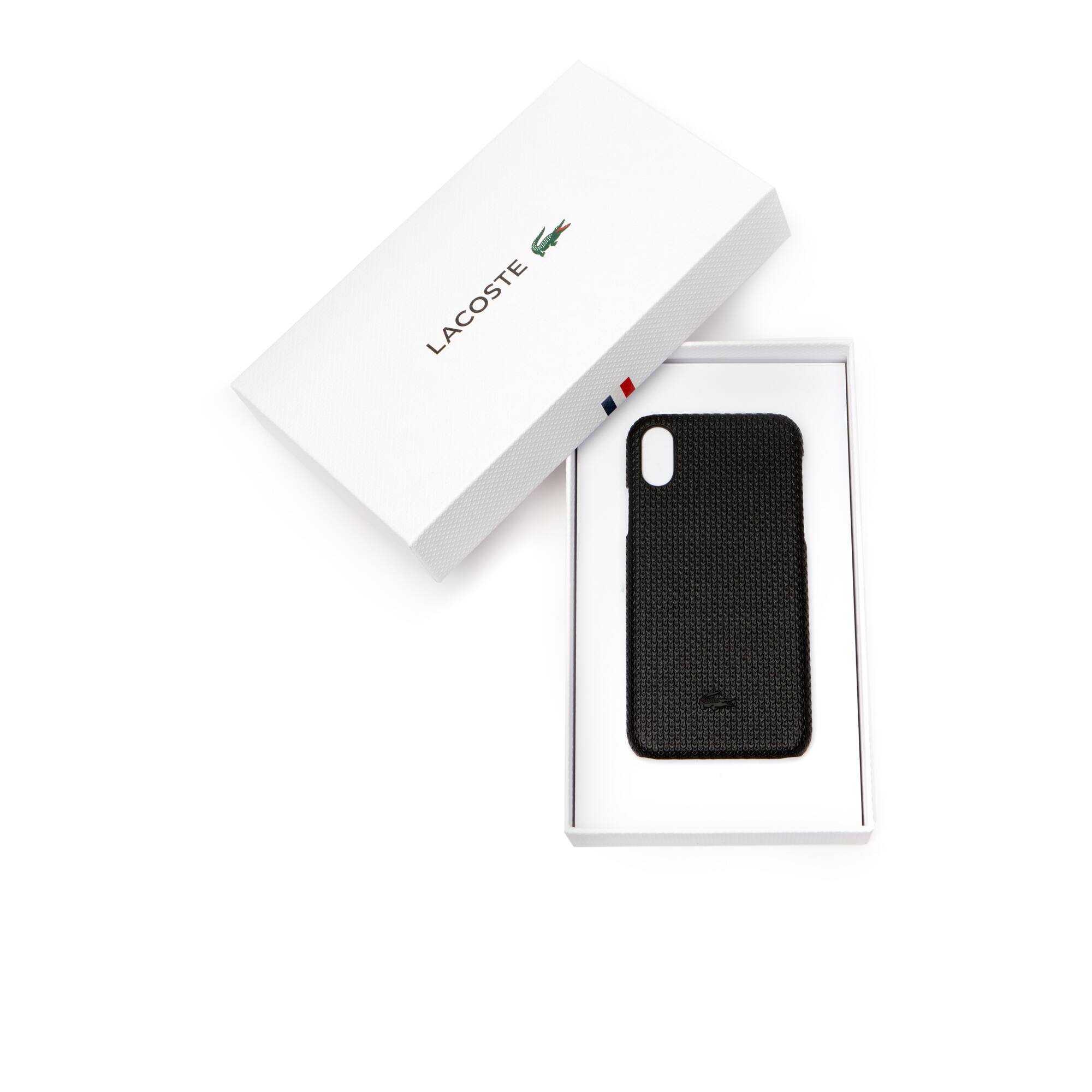 Men's Chantaco Matte Piqué Leather iPhone X Shell