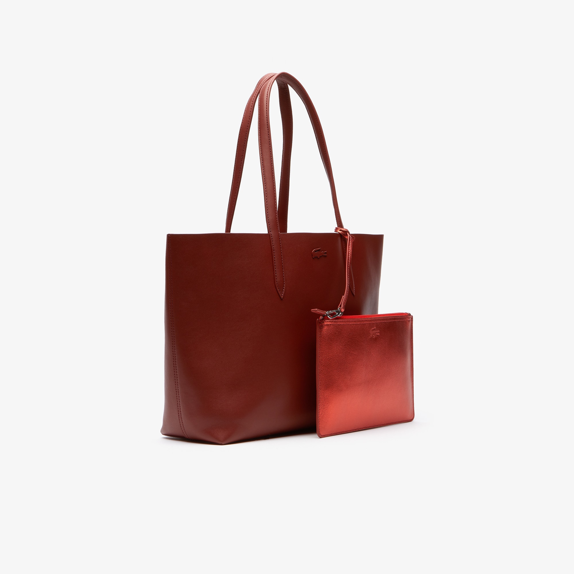 Women's Anna Reversible Matte And Iridescent Leather Tote