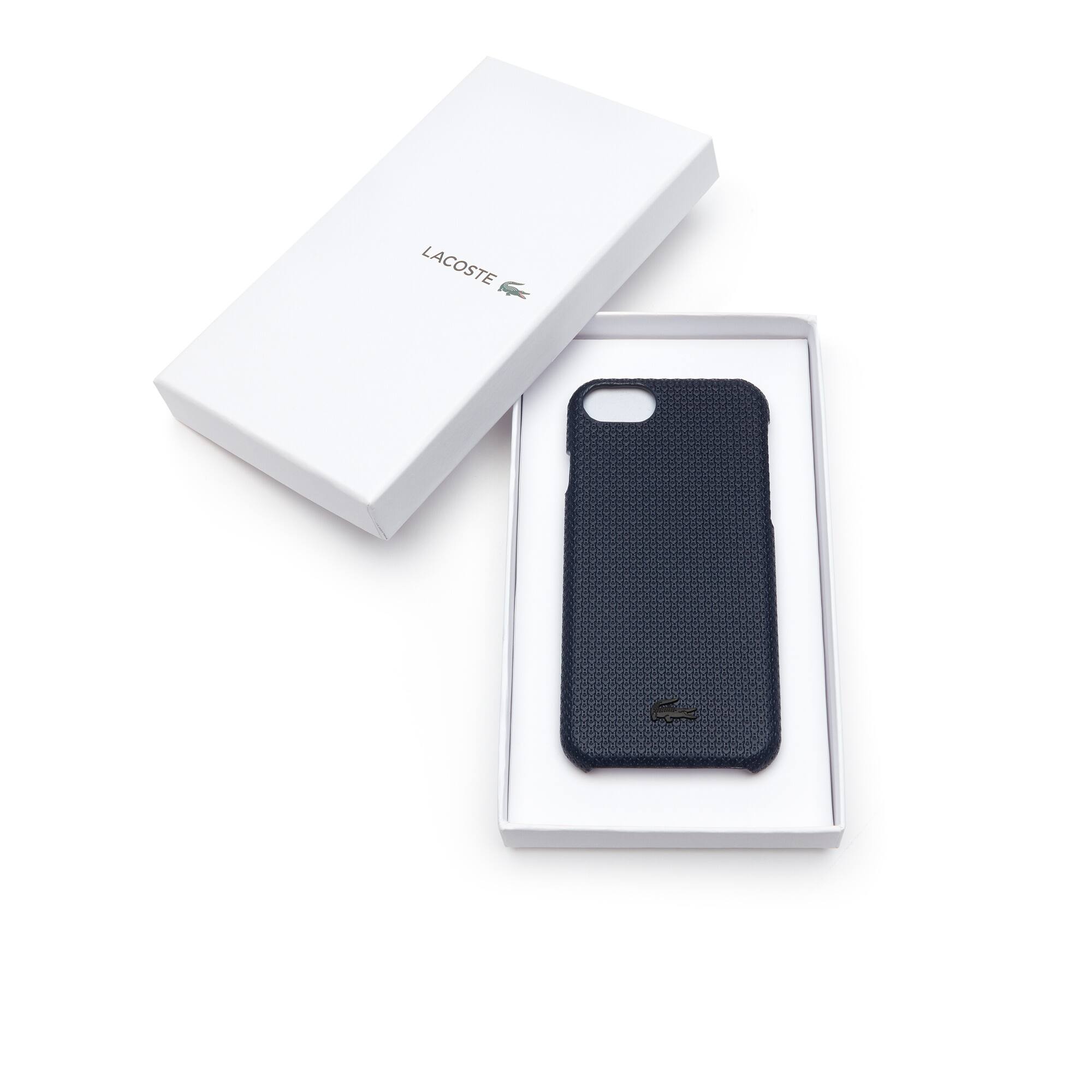 Men's Chantaco Matte Piqué Leather iPhone 8 Shell