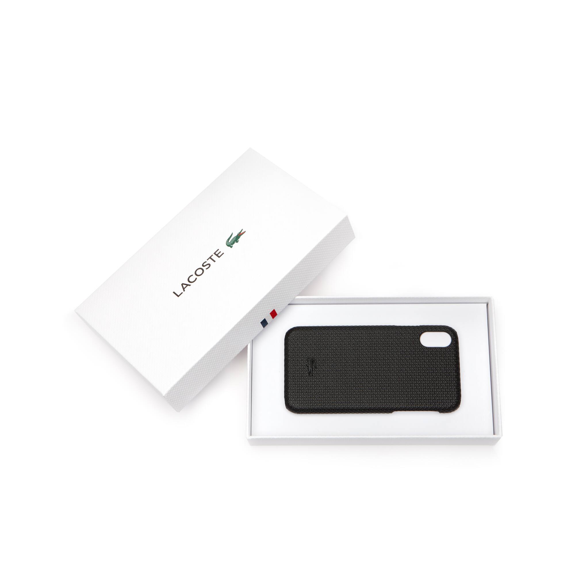 Men's Chantaco Matte Piqué Leather iPhone X Shell