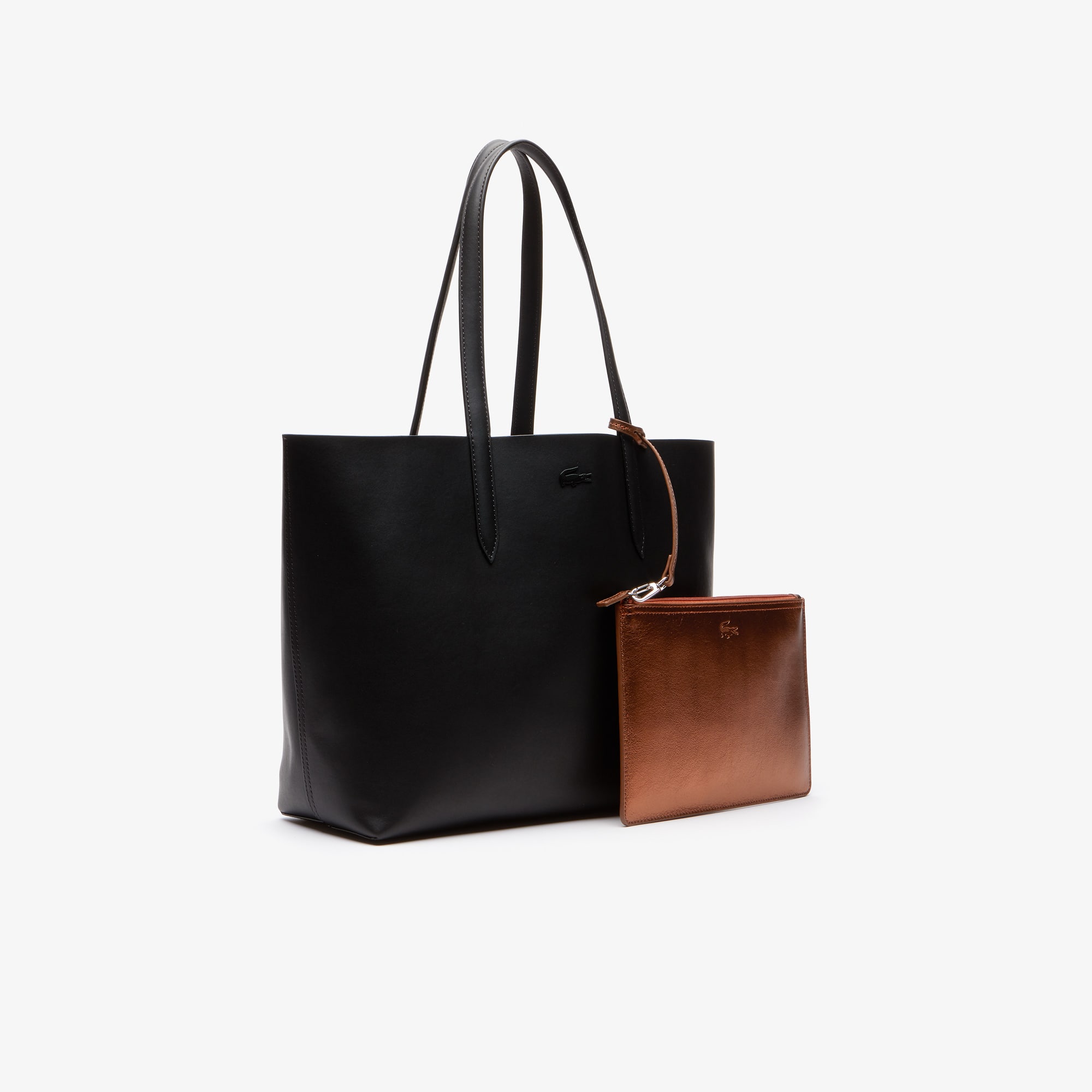 Women's Anna Reversible Matte And Iridescent Leather Tote
