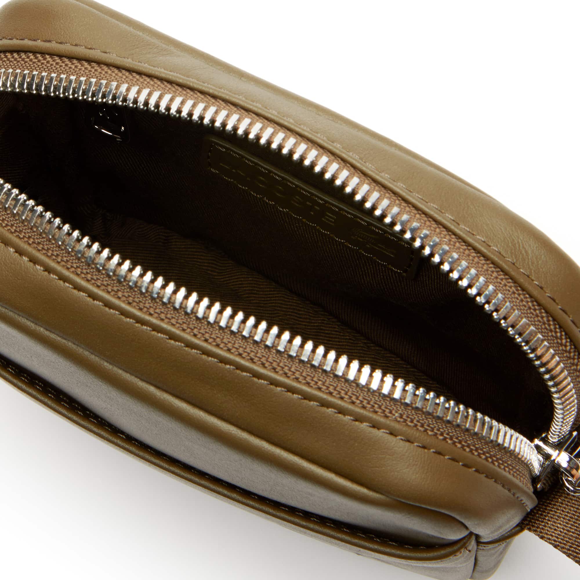 Men's L.12.12 Casual Embossed Lettering Vertical Leather Bag