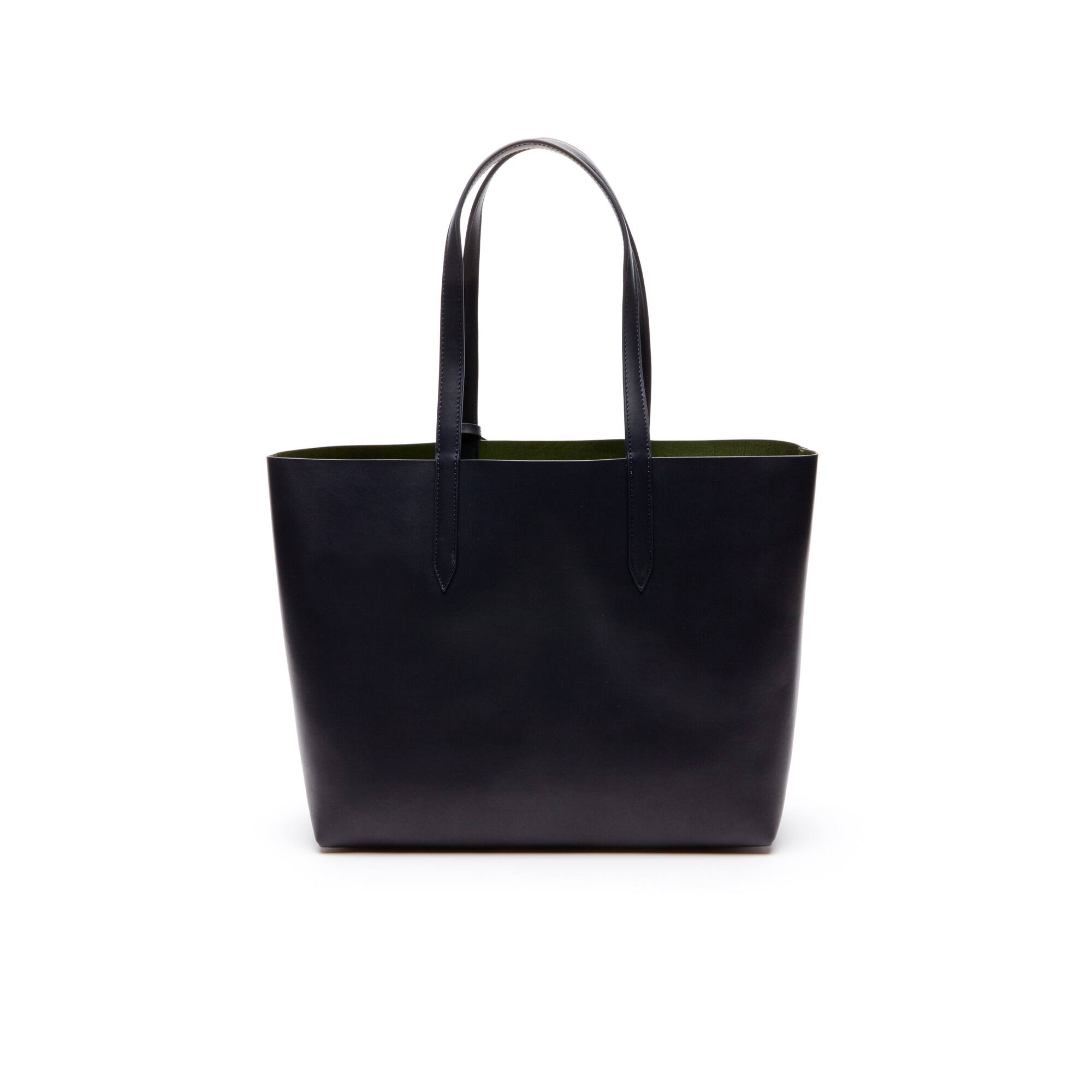 Women's Anna Reversible Matte And Iridescent Leather Tote