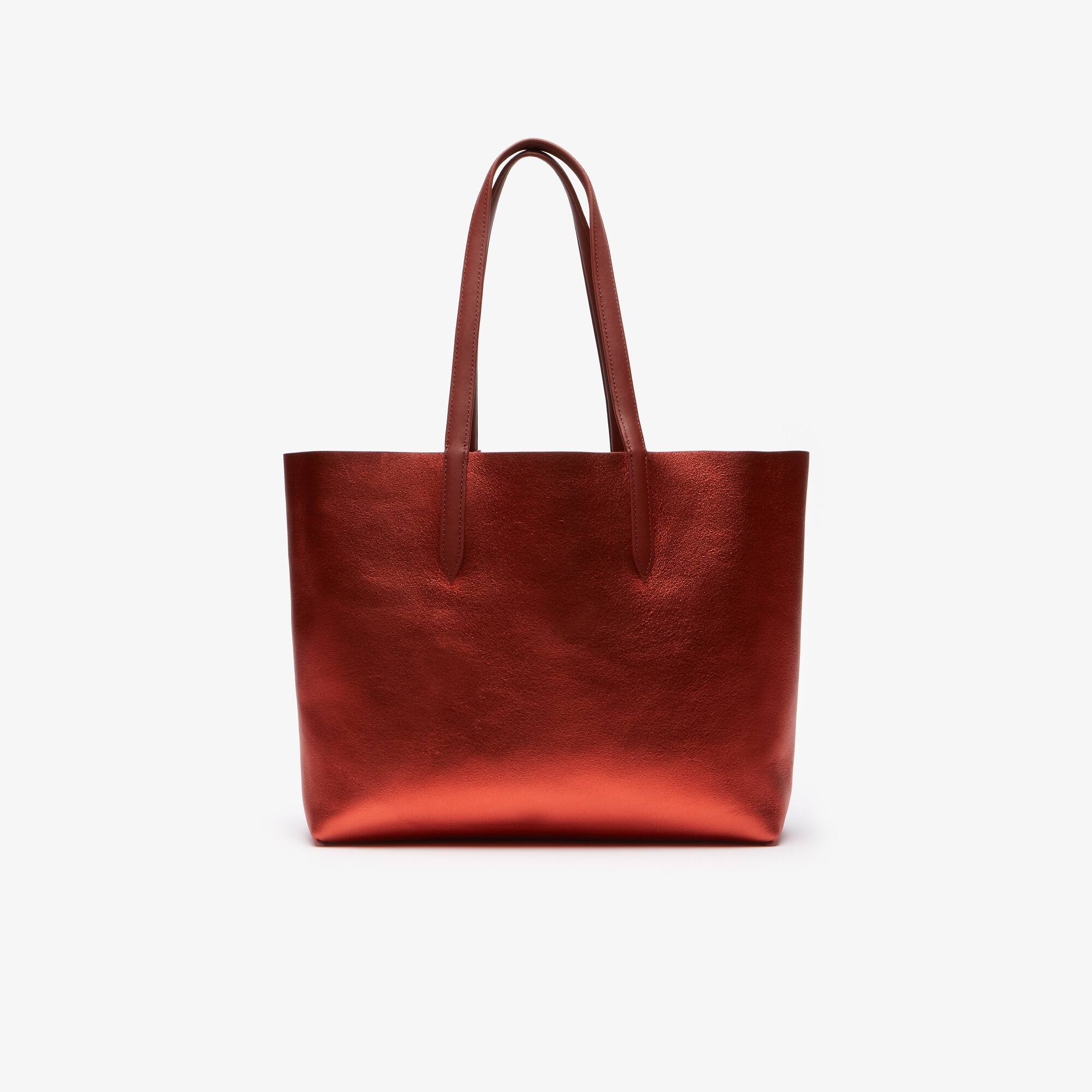 Women's Anna Reversible Matte And Iridescent Leather Tote