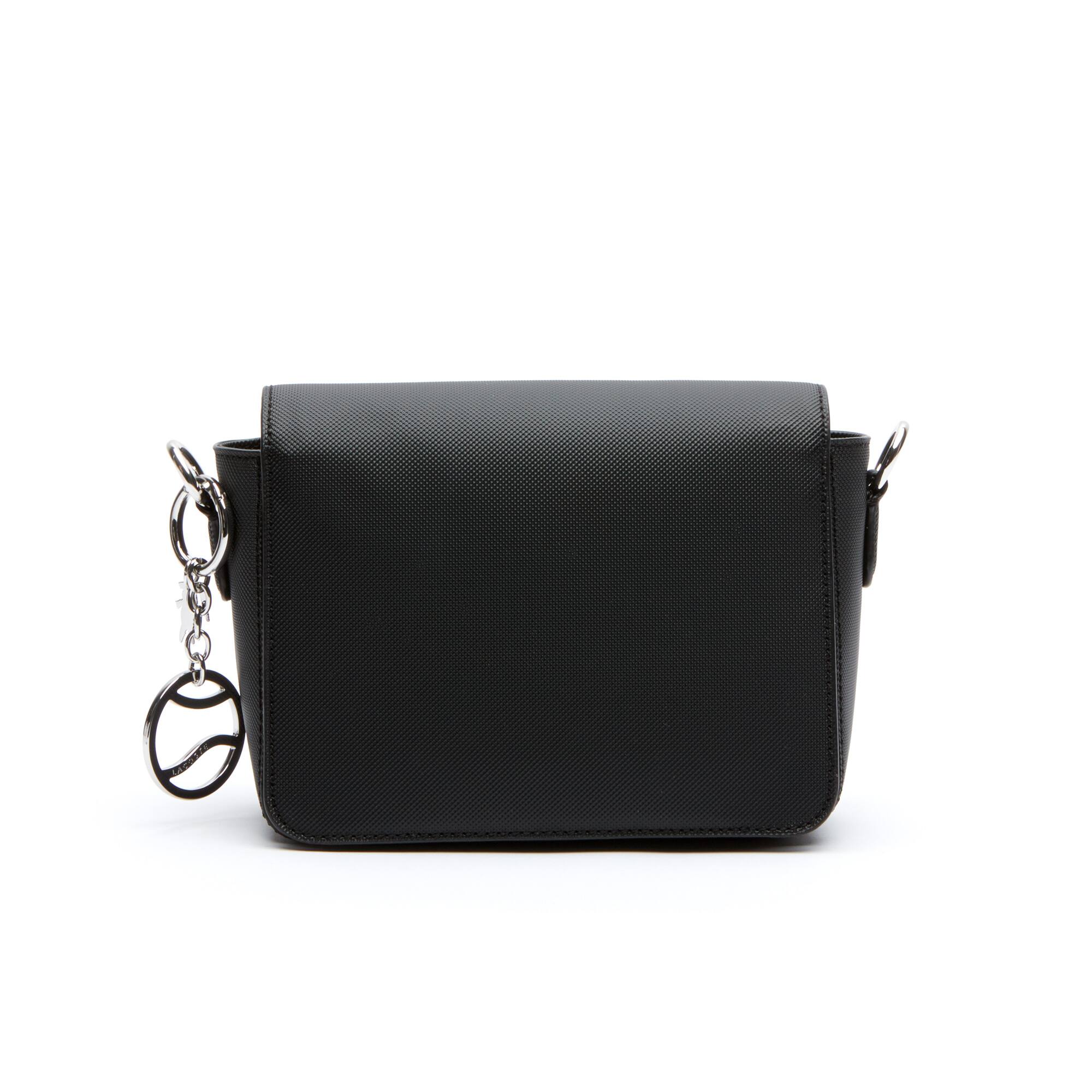 Women's Daily Classic Coated Piqué Canvas Flap Shoulder Bag