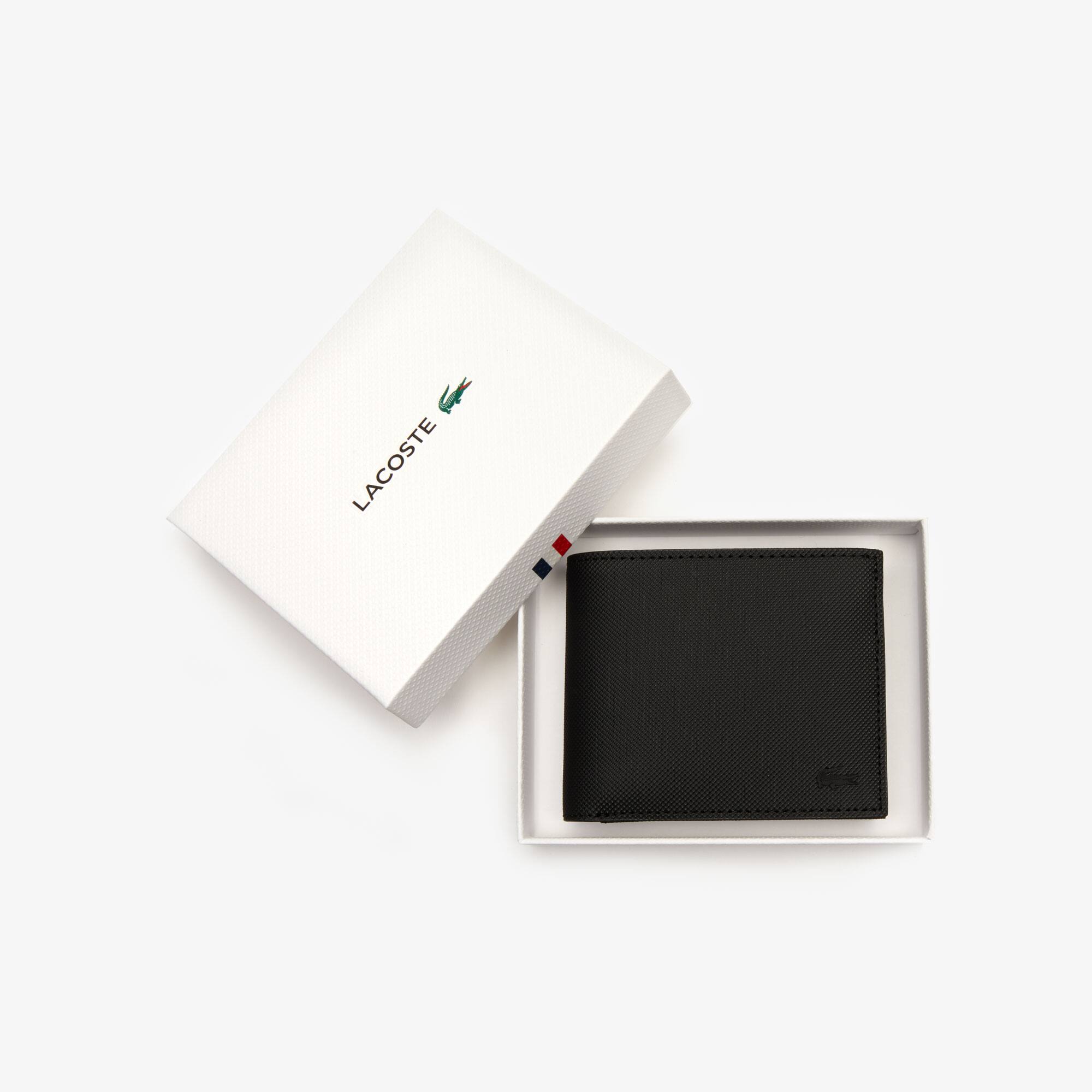 Men's Classic Petit Piqué Three Card Wallet