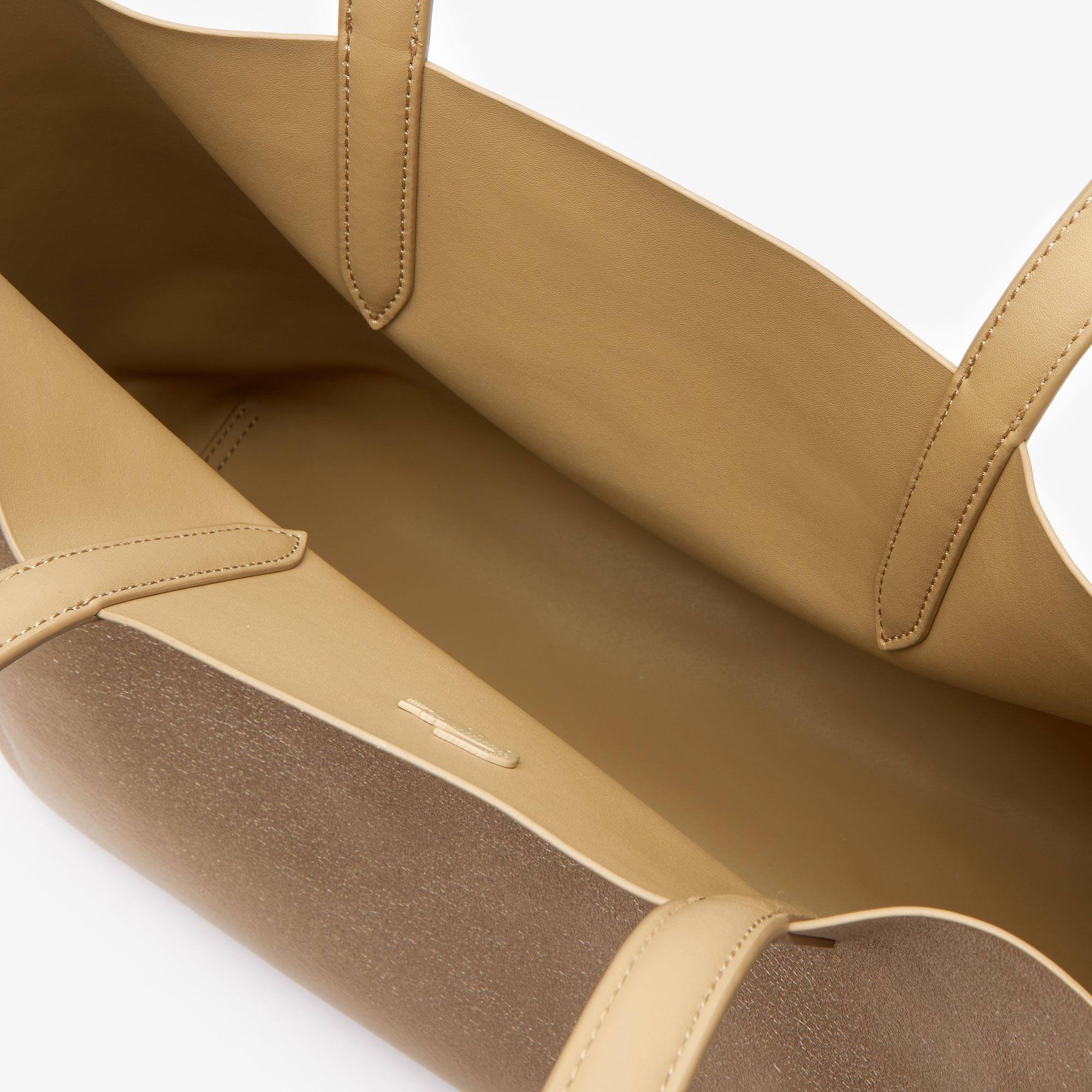 Women's Anna Reversible Matte And Iridescent Leather Tote