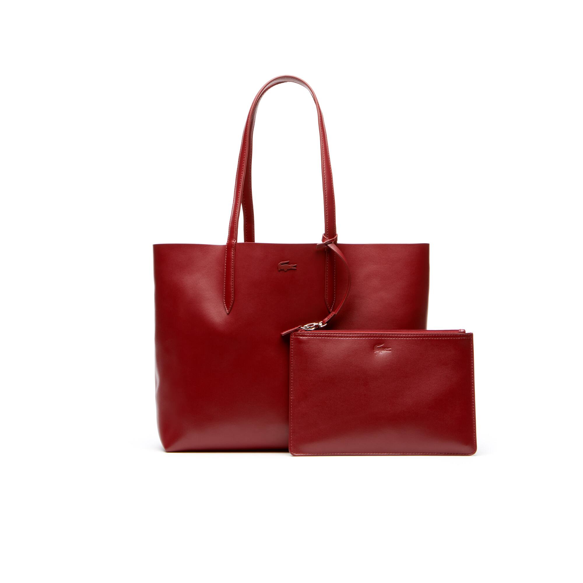 Women's Anna Reversible Matte And Iridescent Leather Tote