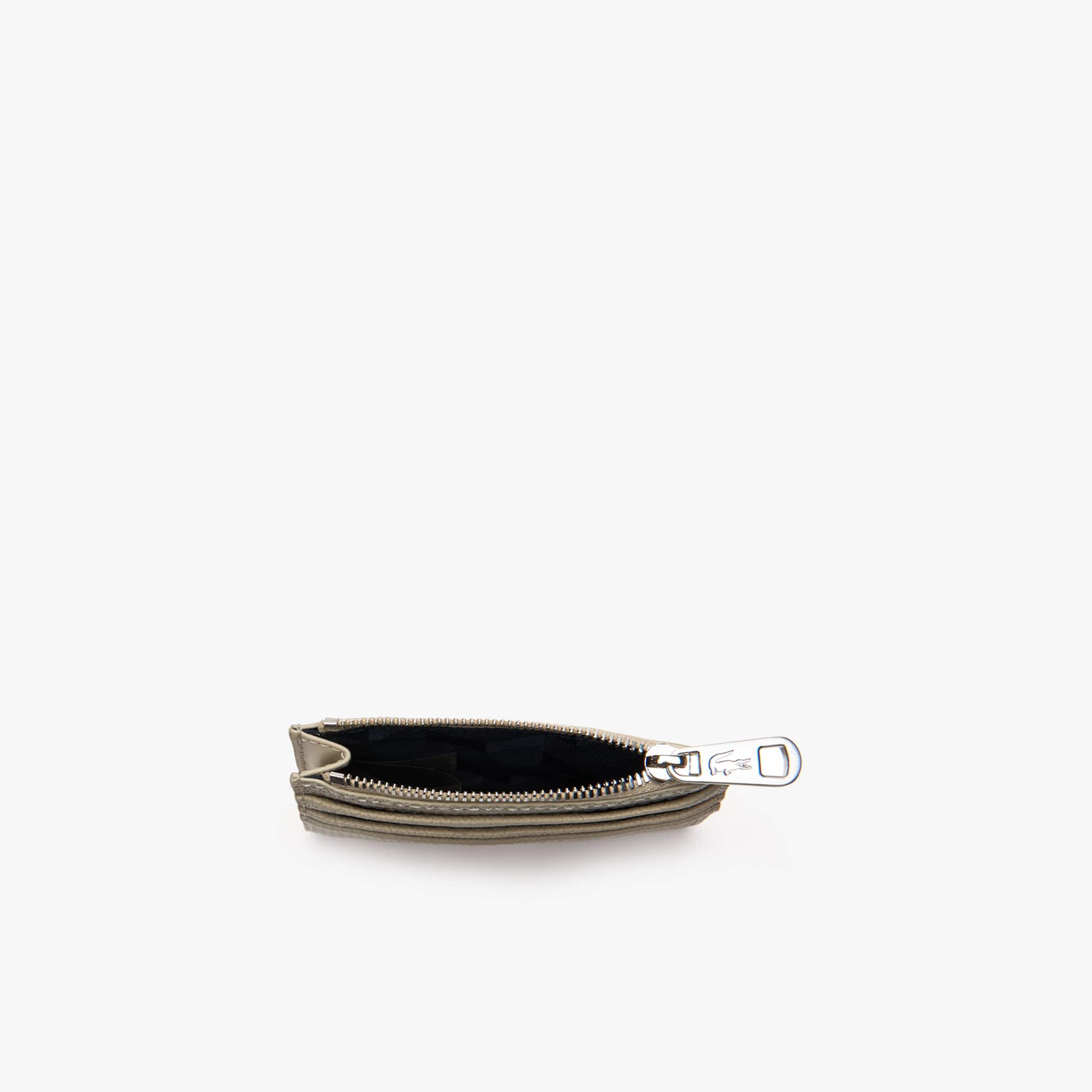 Men's Chantaco Matte Piqué Leather Zip 6 Card Holder