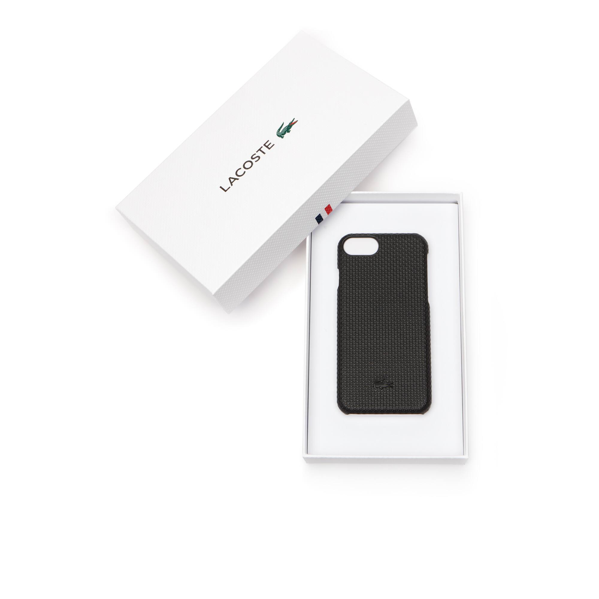 Men's Chantaco Matte Piqué Leather iPhone 8 Shell