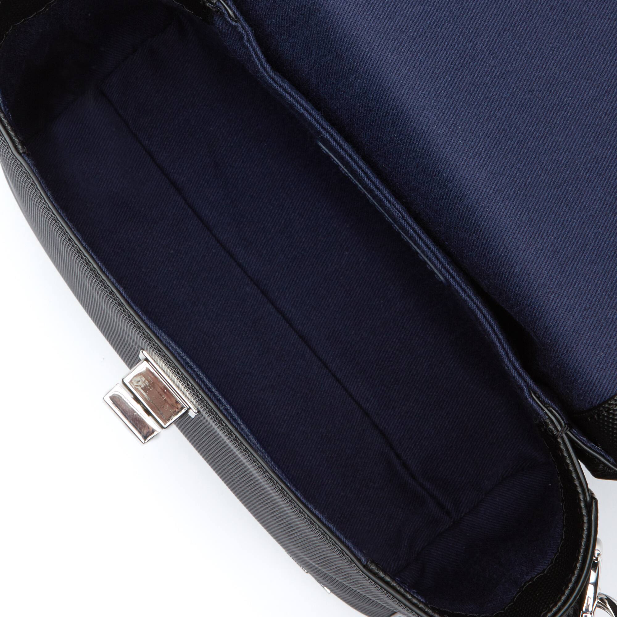 Women's Daily Classic Coated Piqué Canvas Flap Shoulder Bag