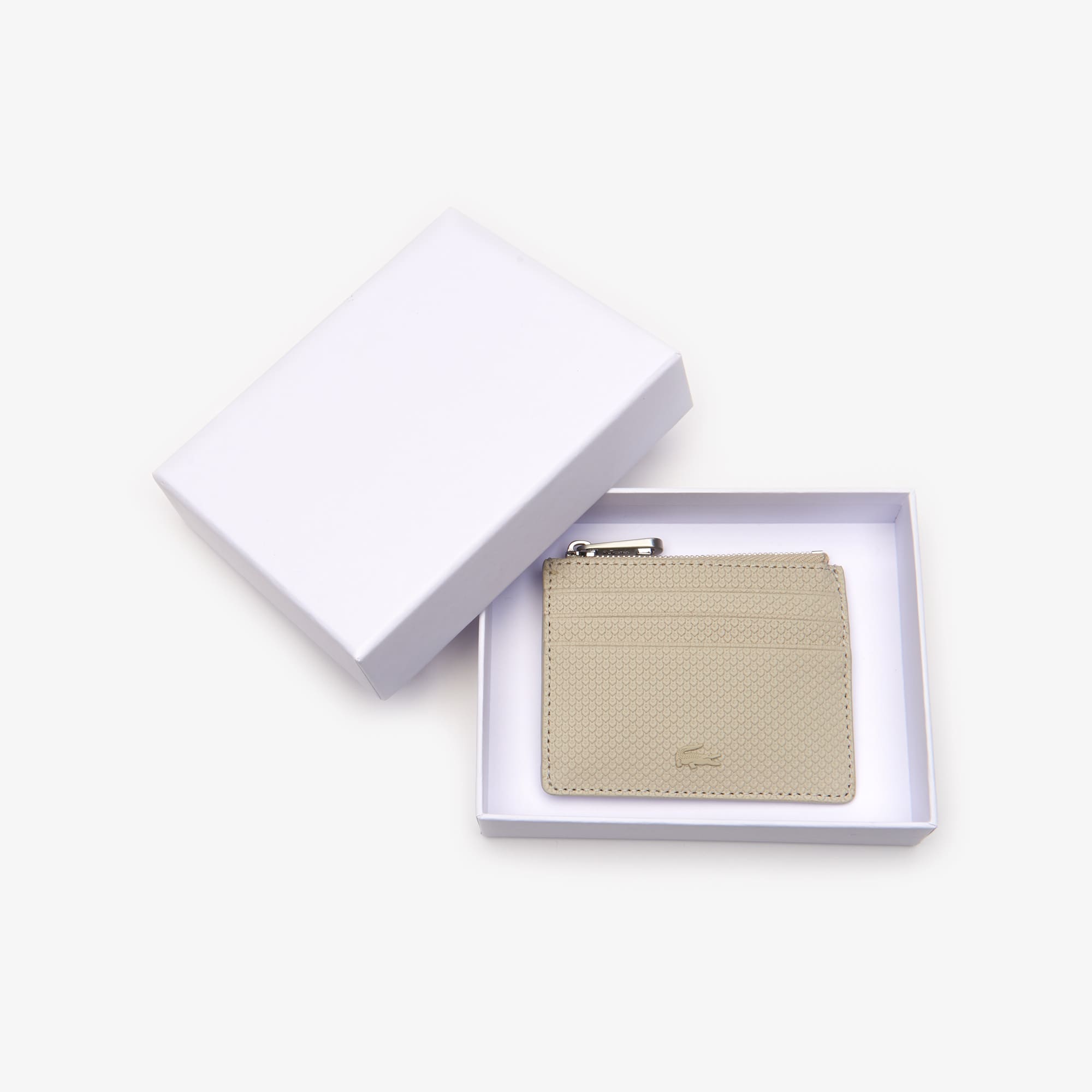 Men's Chantaco Matte Piqué Leather Zip 6 Card Holder
