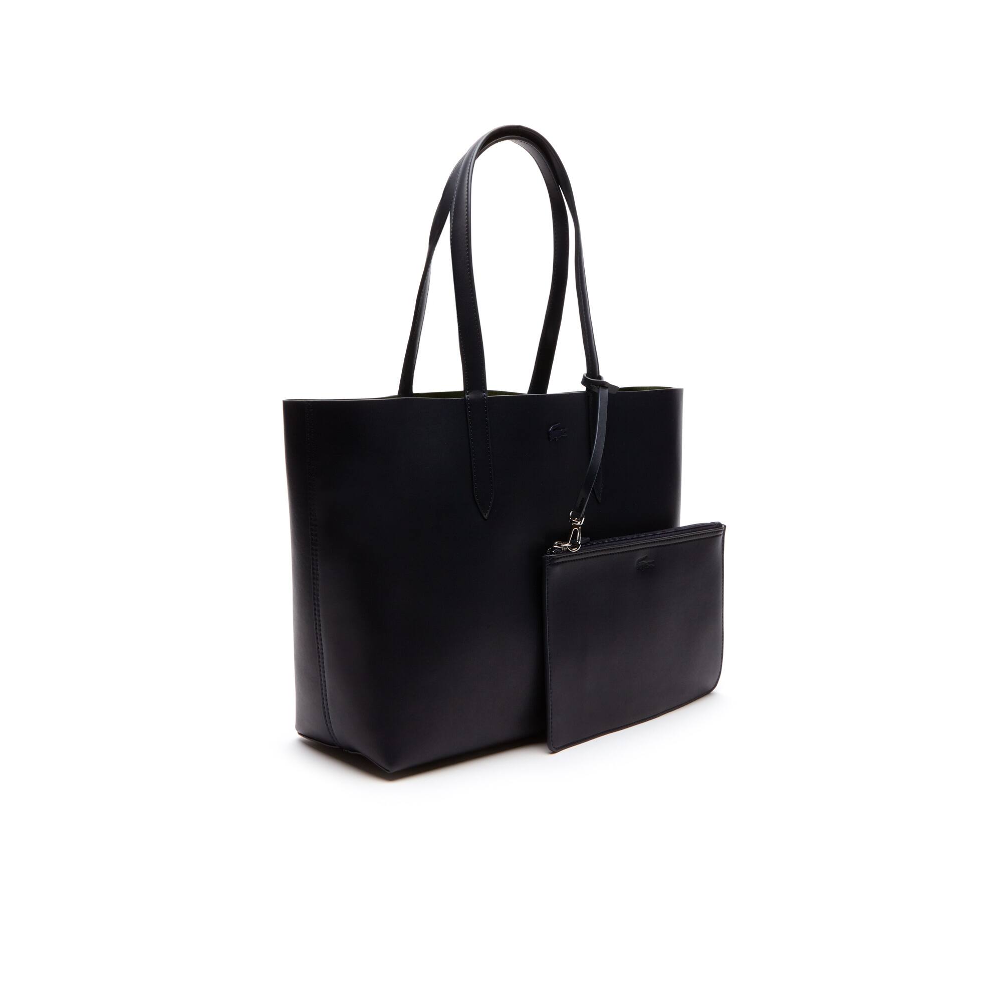 Women's Anna Reversible Matte And Iridescent Leather Tote