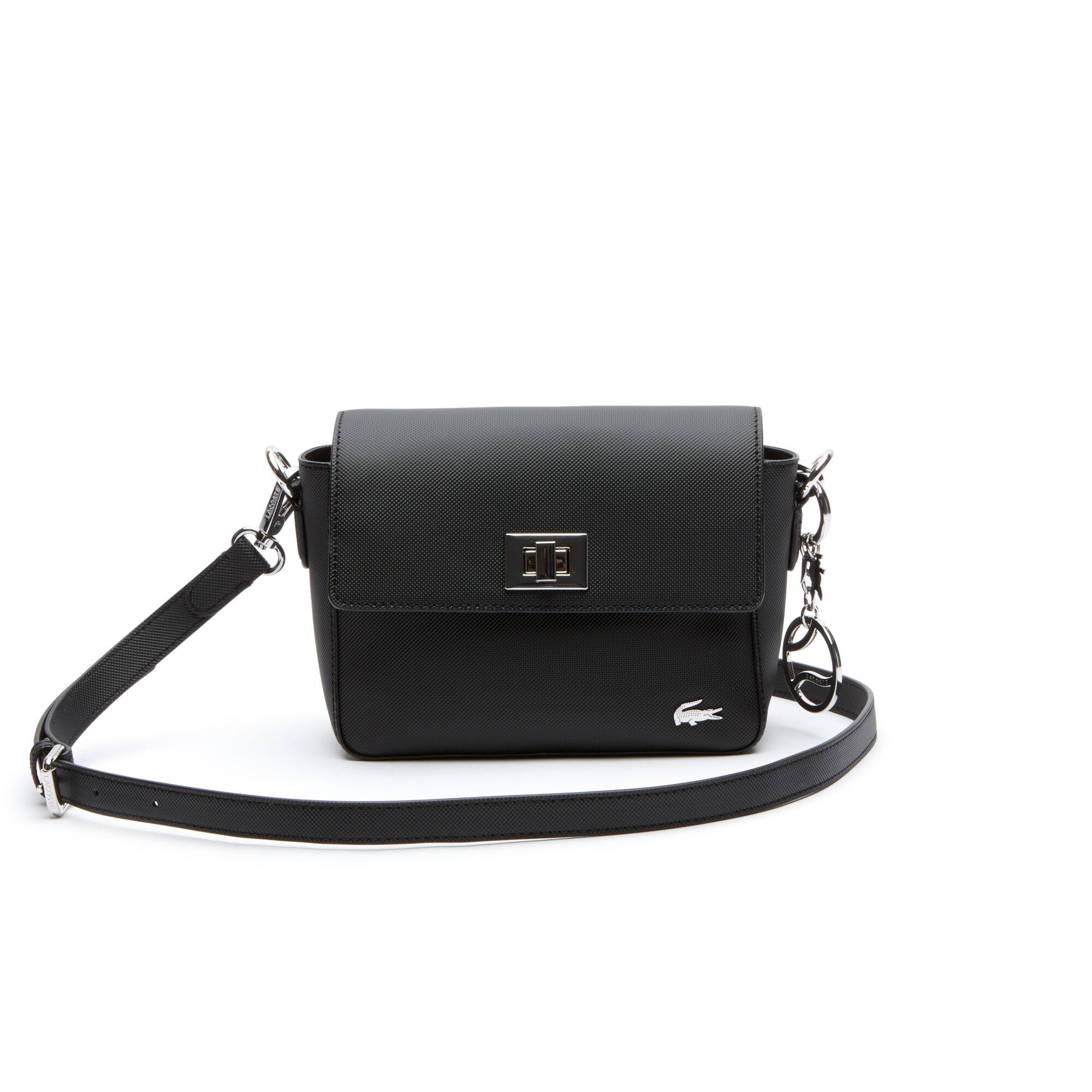 Women's Daily Classic Coated Piqué Canvas Flap Shoulder Bag