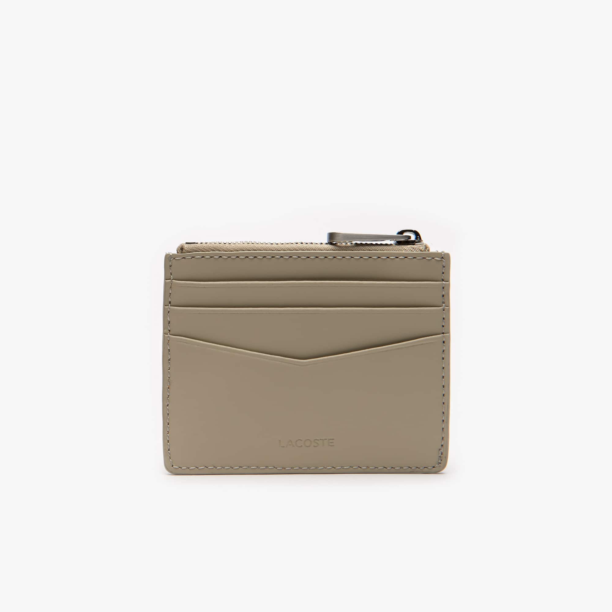Men's Chantaco Matte Piqué Leather Zip 6 Card Holder