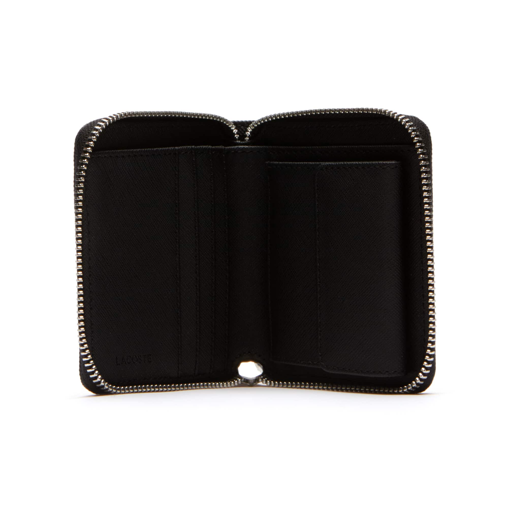 Cartera Con Cremallera Men'S Classic De Petit Piqué Liso 3...