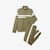 Khaki Groen / Wit / Paars