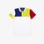 Blauw / Geel / Wit / Rood / Wit