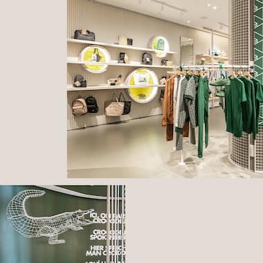 Inside the Lacoste flagship on Regent Street, London