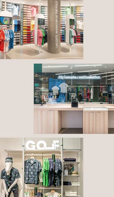 Lacoste collections at the Regent Street flagship, London