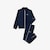 Navy Blue / White