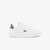 White & Dark Green