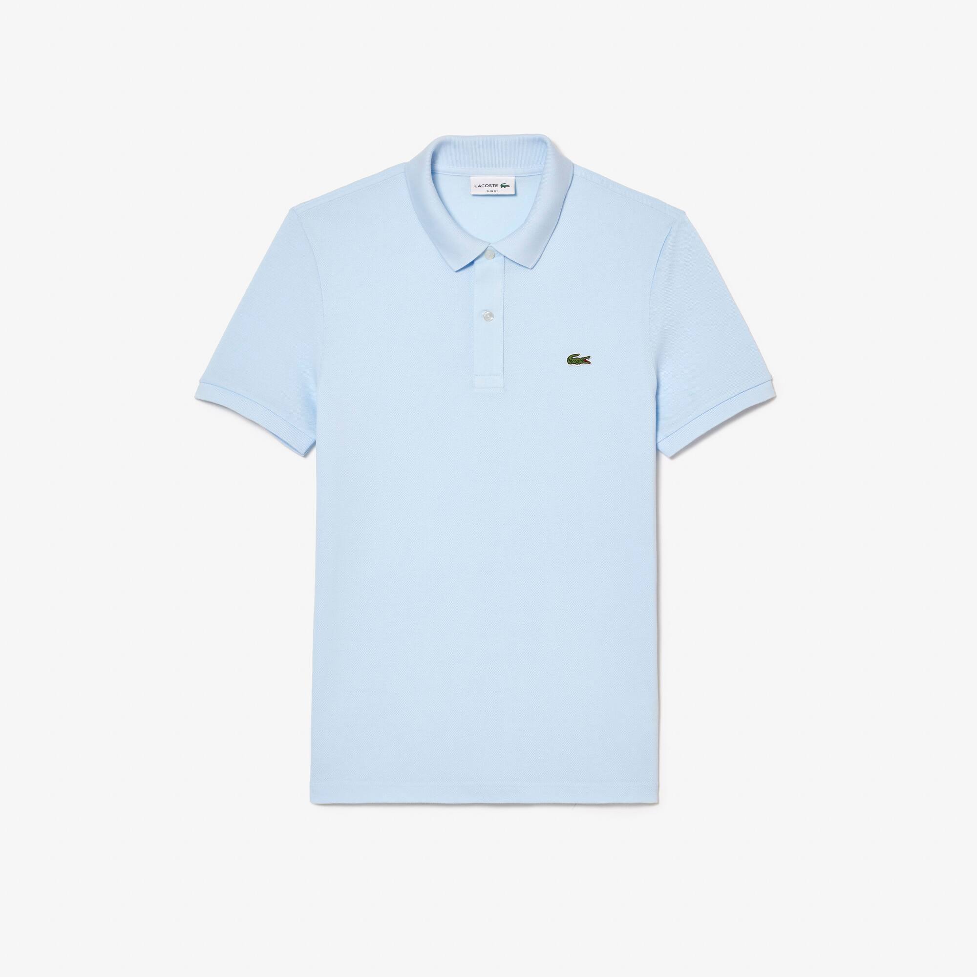Slim Fit Lacoste-Polo aus Petit Piqué