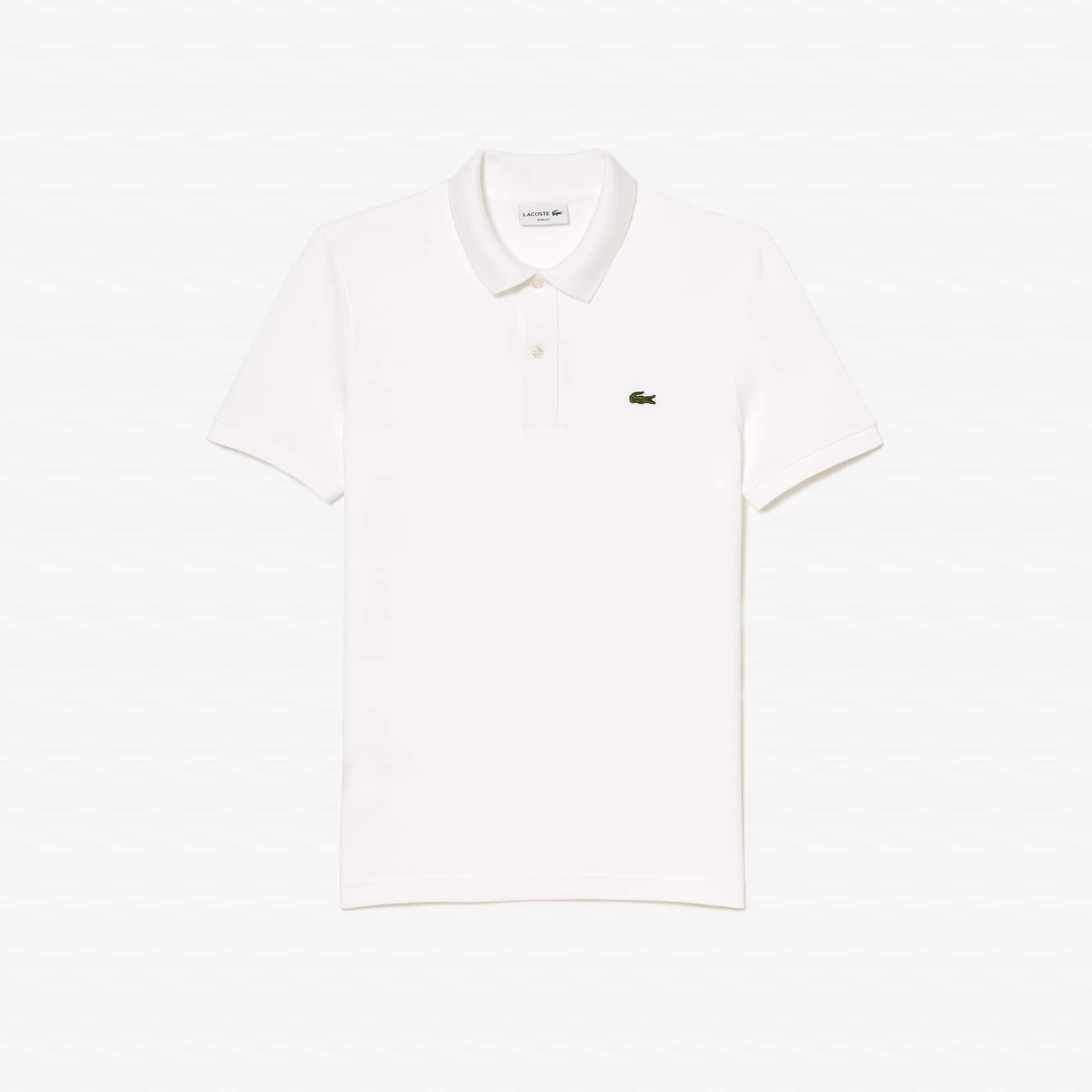 Slim Fit Lacoste-Polo aus Petit Piqué