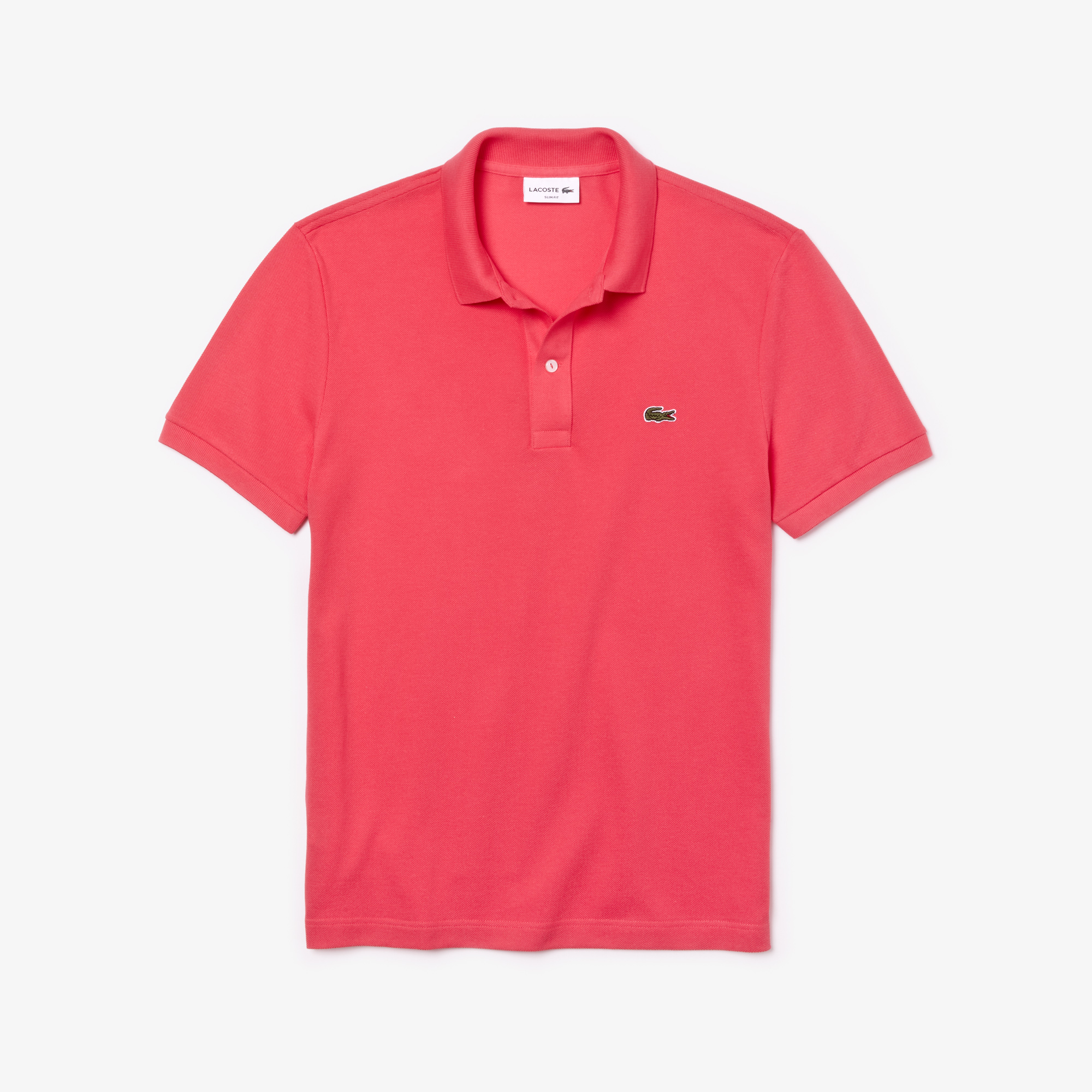 Slim Fit Lacoste-Polo aus Petit Piqué