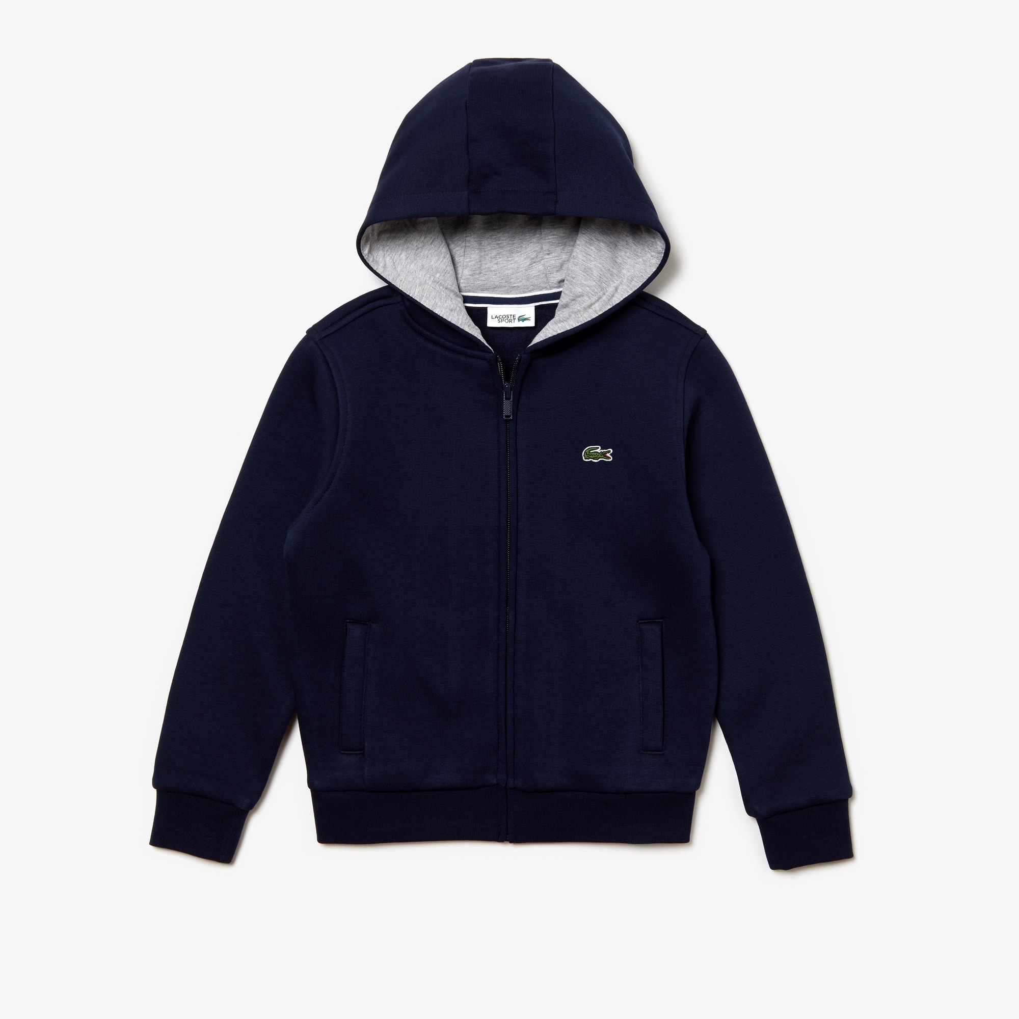 Kinder-Sweatjacke aus Baumwoll-Fleece LACOSTE SPORT TENNIS Kinder-Sweatjacke aus Baumwoll-Fleece LACOSTE SPORT TENNIS